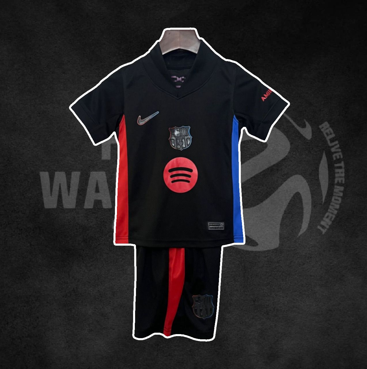 FC Barcelona 2024/25 Away Kids Kit