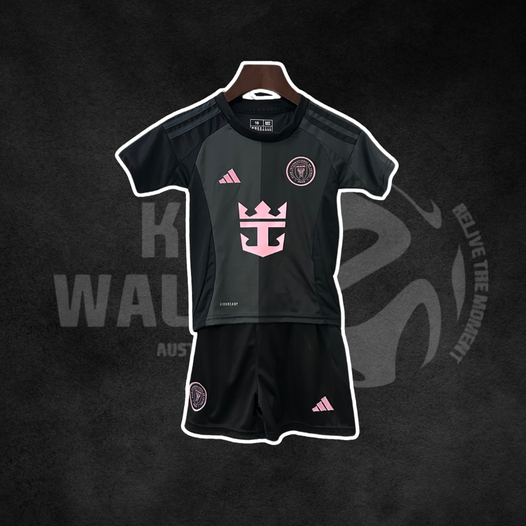 Inter Miami 2025/26 Away Kids Kit