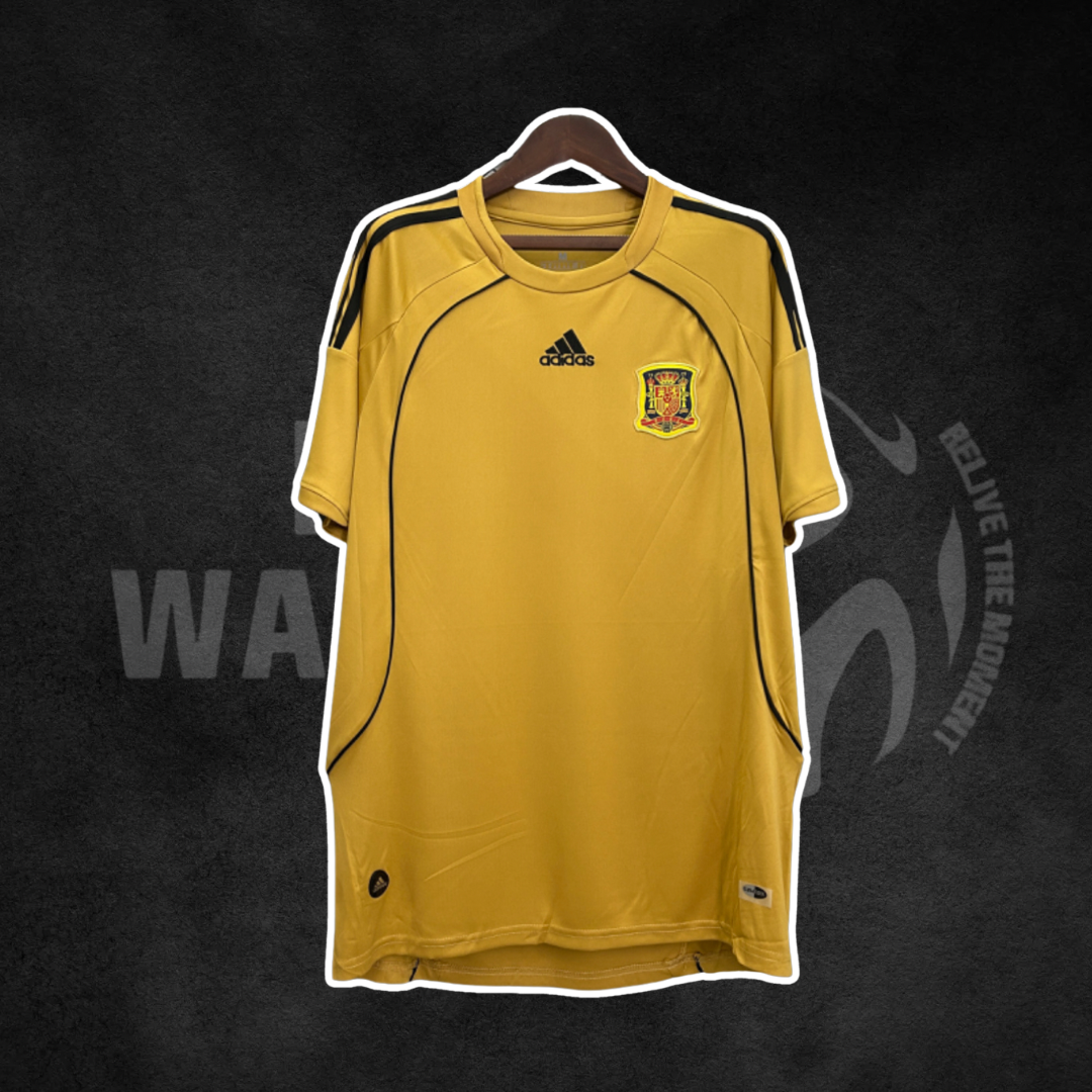 Spain 2008 Euros Away Retro Kit