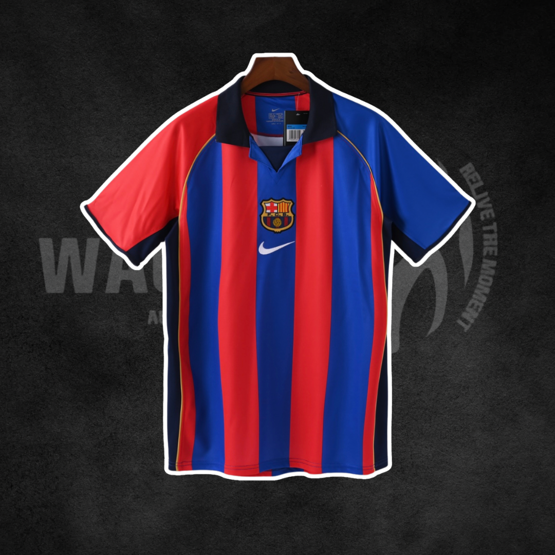 FC Barcelona 01/02 Home Retro Kit