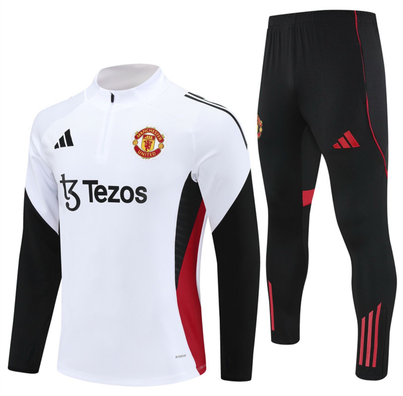 Manchester United 24/25 Tracksuit Set (WHITE)