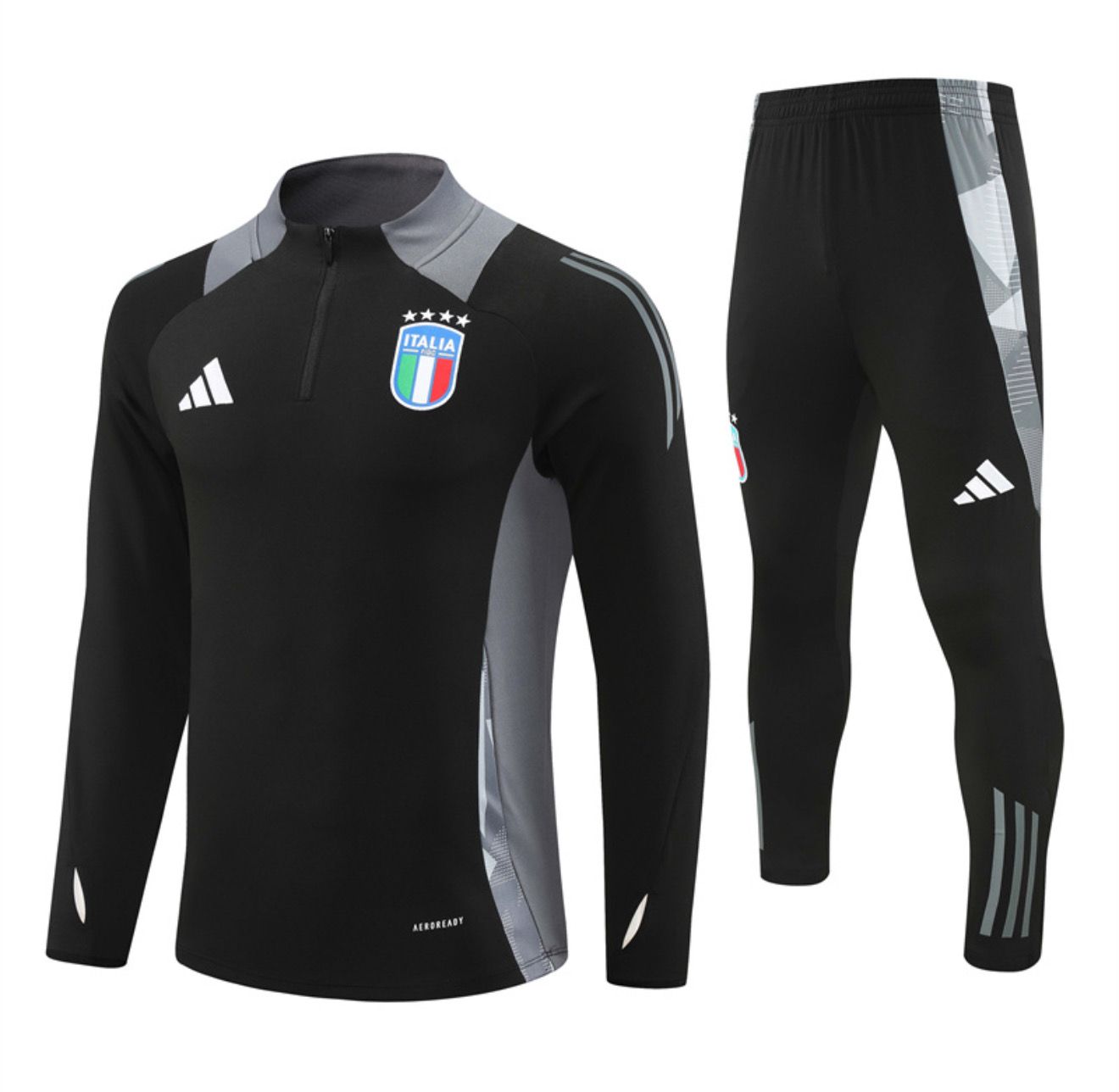 Italy 25/26 Tracksuit Set (BLACK)