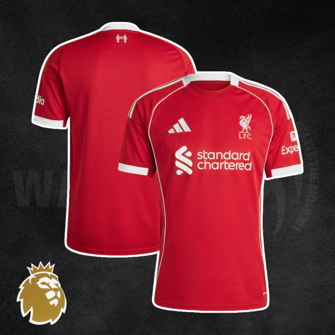 Liverpool FC 2025/26 Home Kit