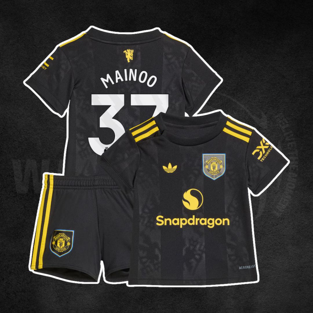 Manchester United 2025/26 Third Kids Kit