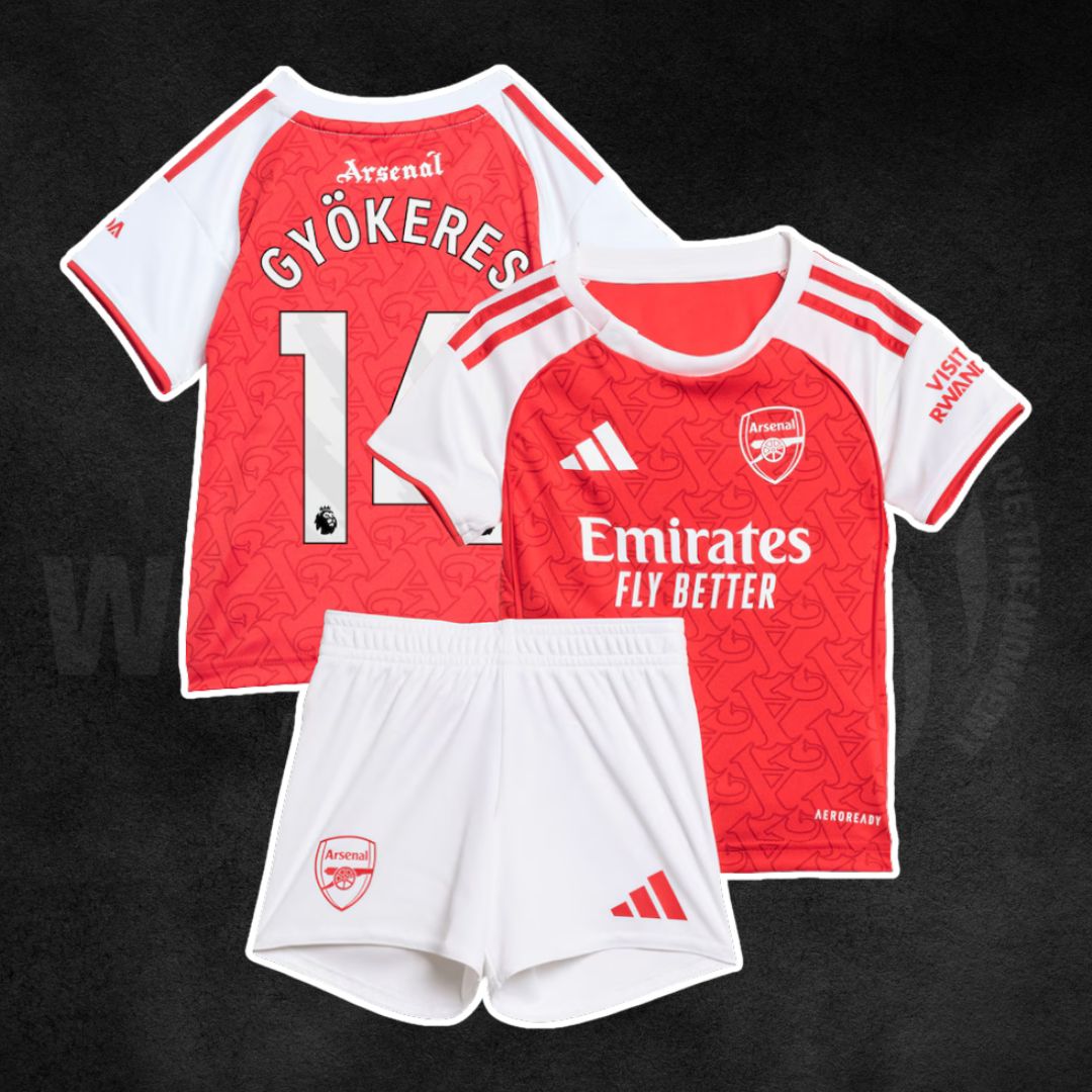 Arsenal FC 2025/26 Home Kids Kit