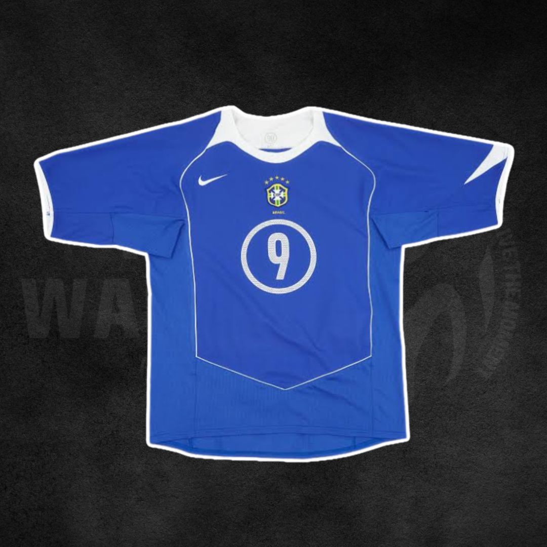 Brazil 2004 Away Retro Kit
