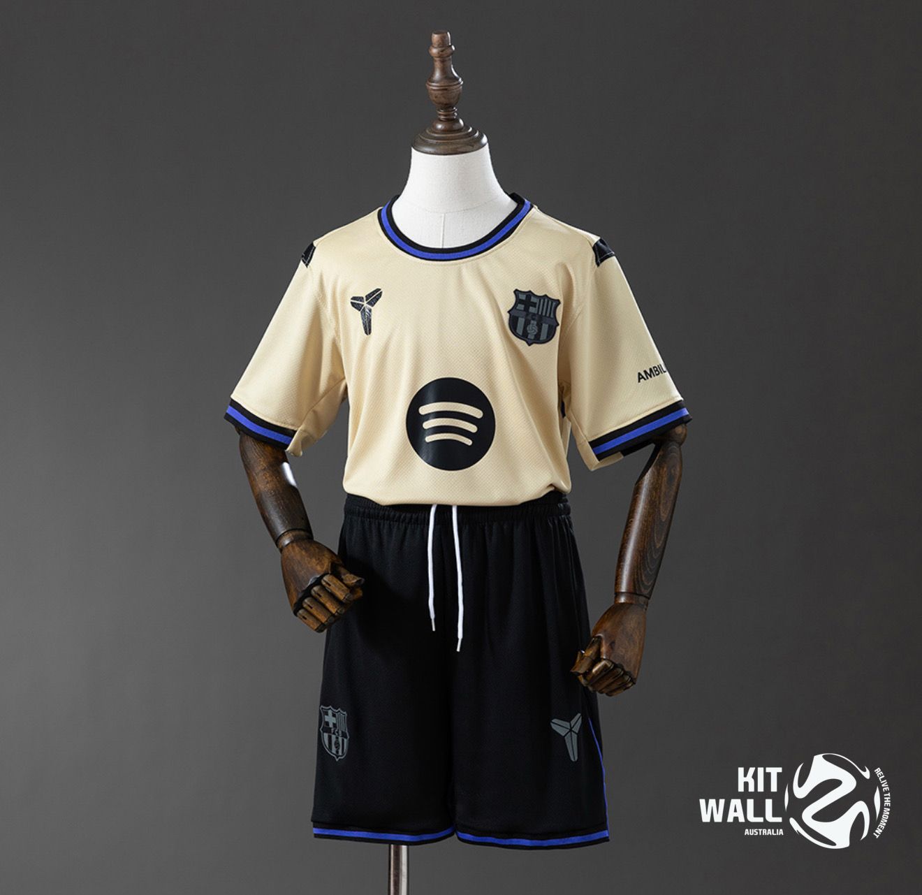 FC Barcelona 2025/26 Away Kids Kit