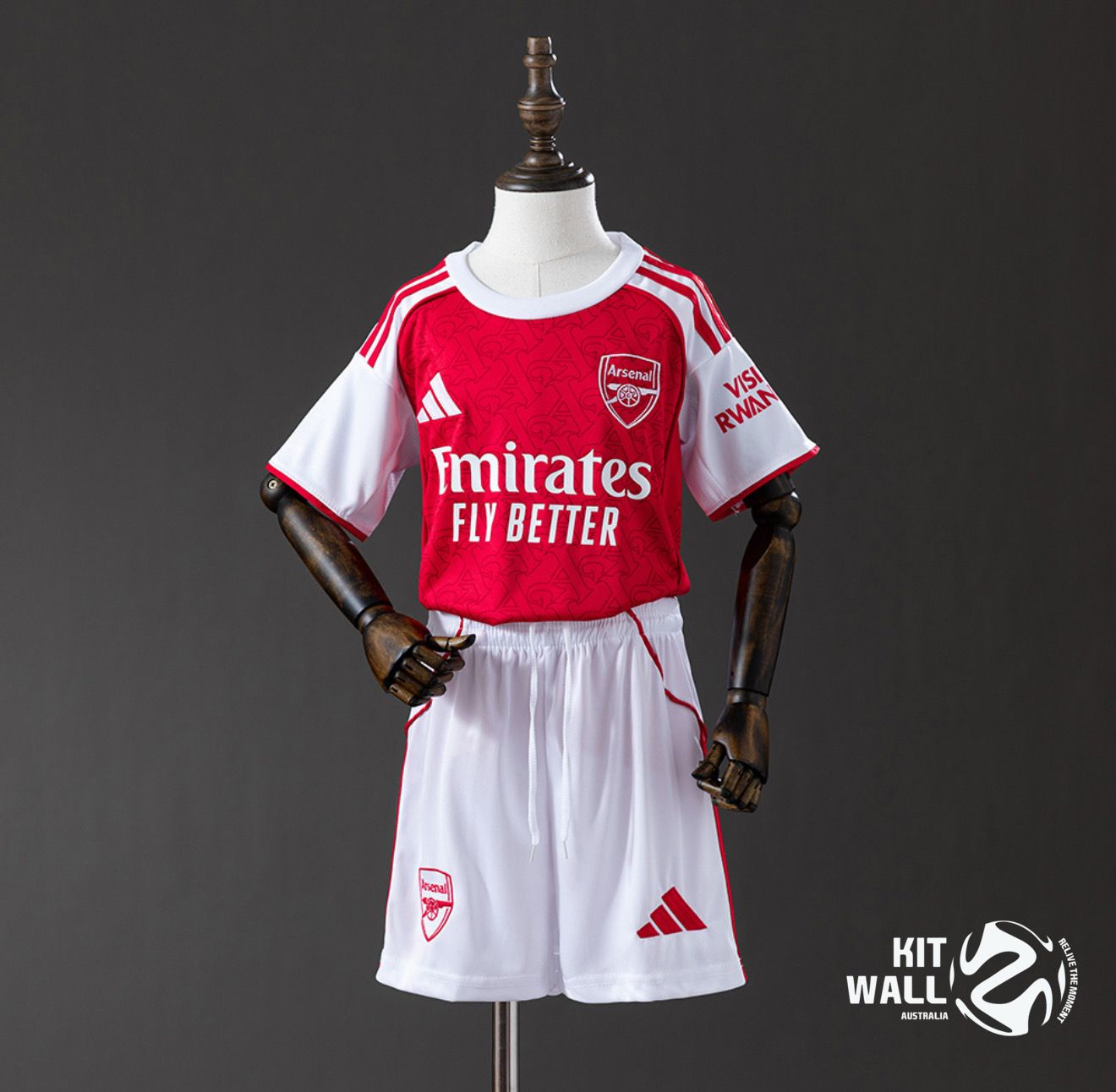 Arsenal FC 2025/26 Home Kids Kit