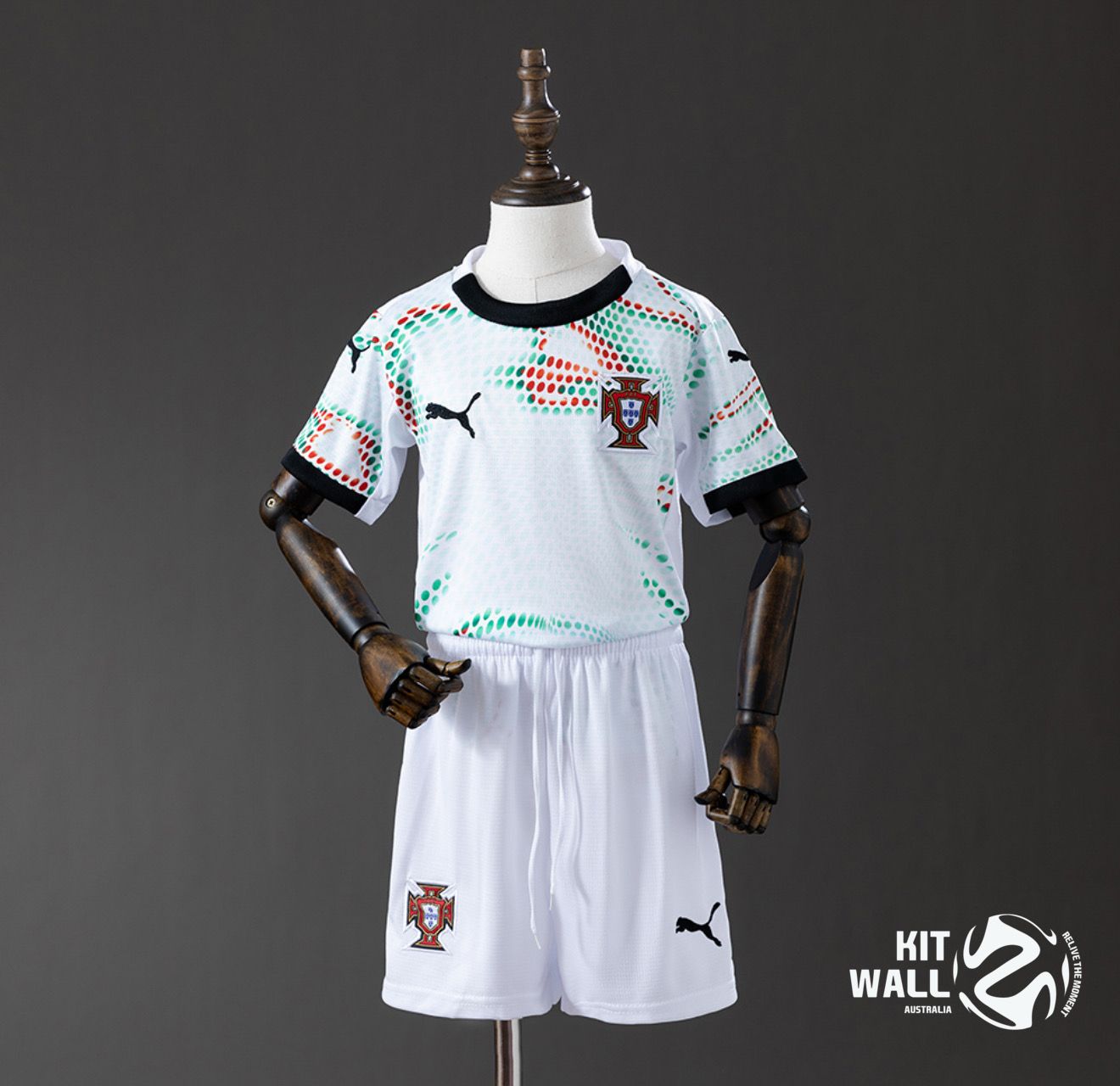 Portugal 2025/26 Away Kids Kit