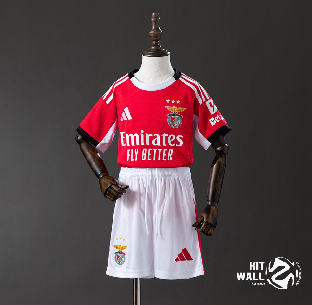 SL Benfica 2025/26 Home Kids Kit