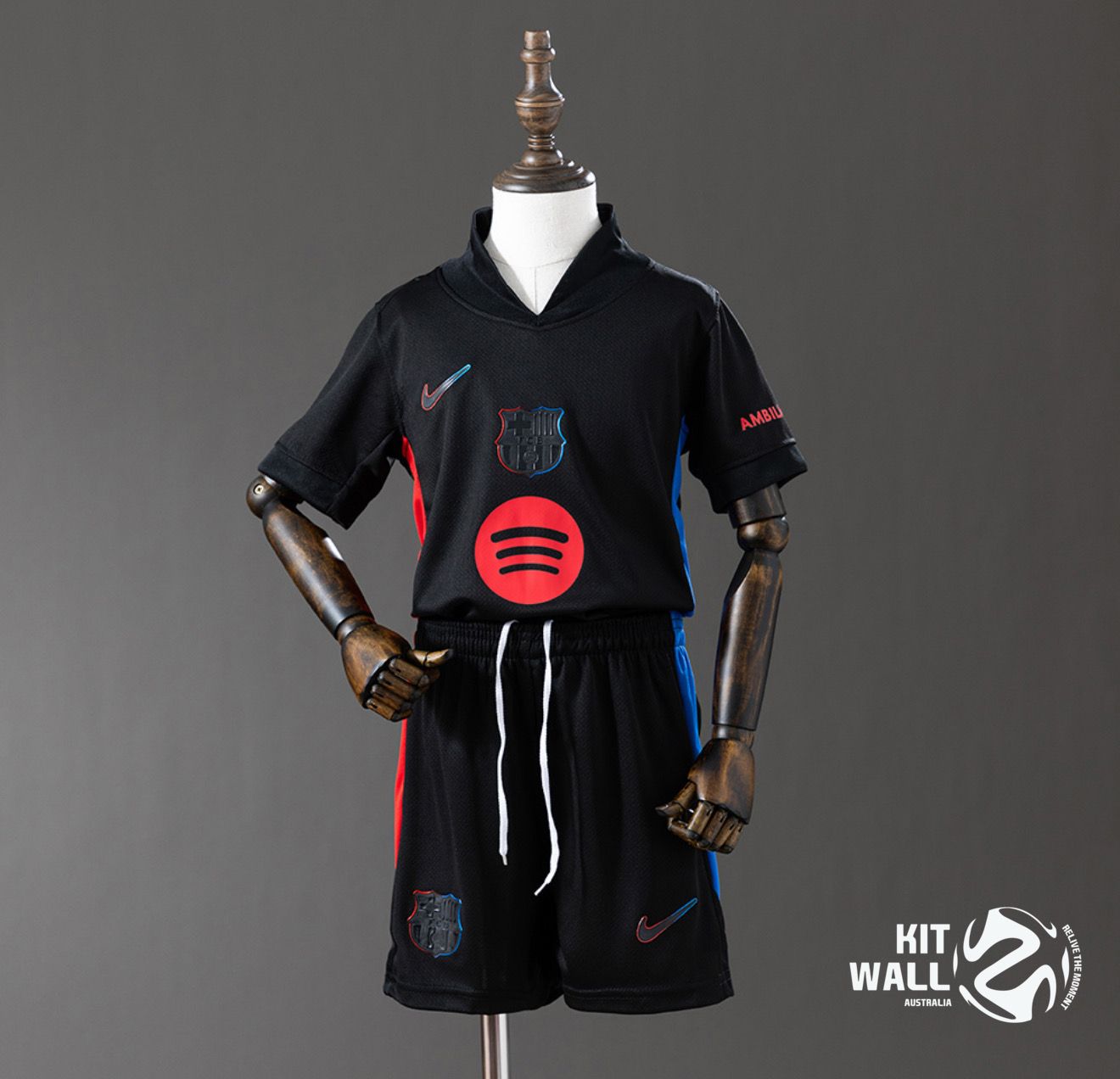 FC Barcelona 2024/25 Away Kids Kit