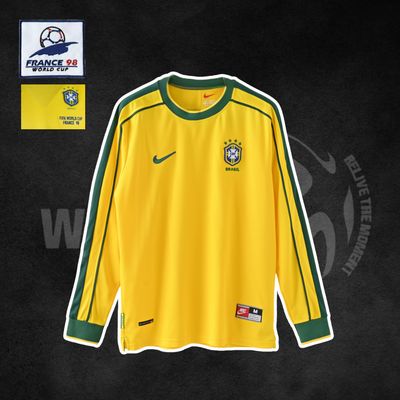 Brazil 1998 World Cup Home Retro Kit