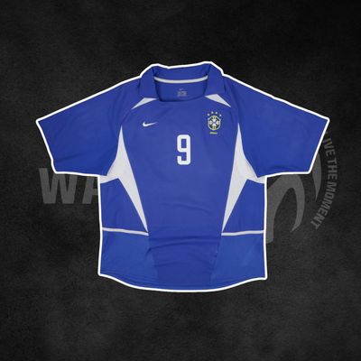 Brazil 2002 World Cup Away Retro Kit