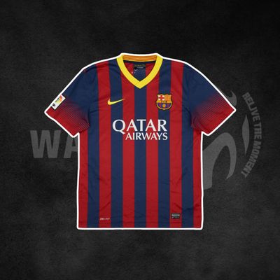 FC Barcelona 2013/14 Home Retro Kit