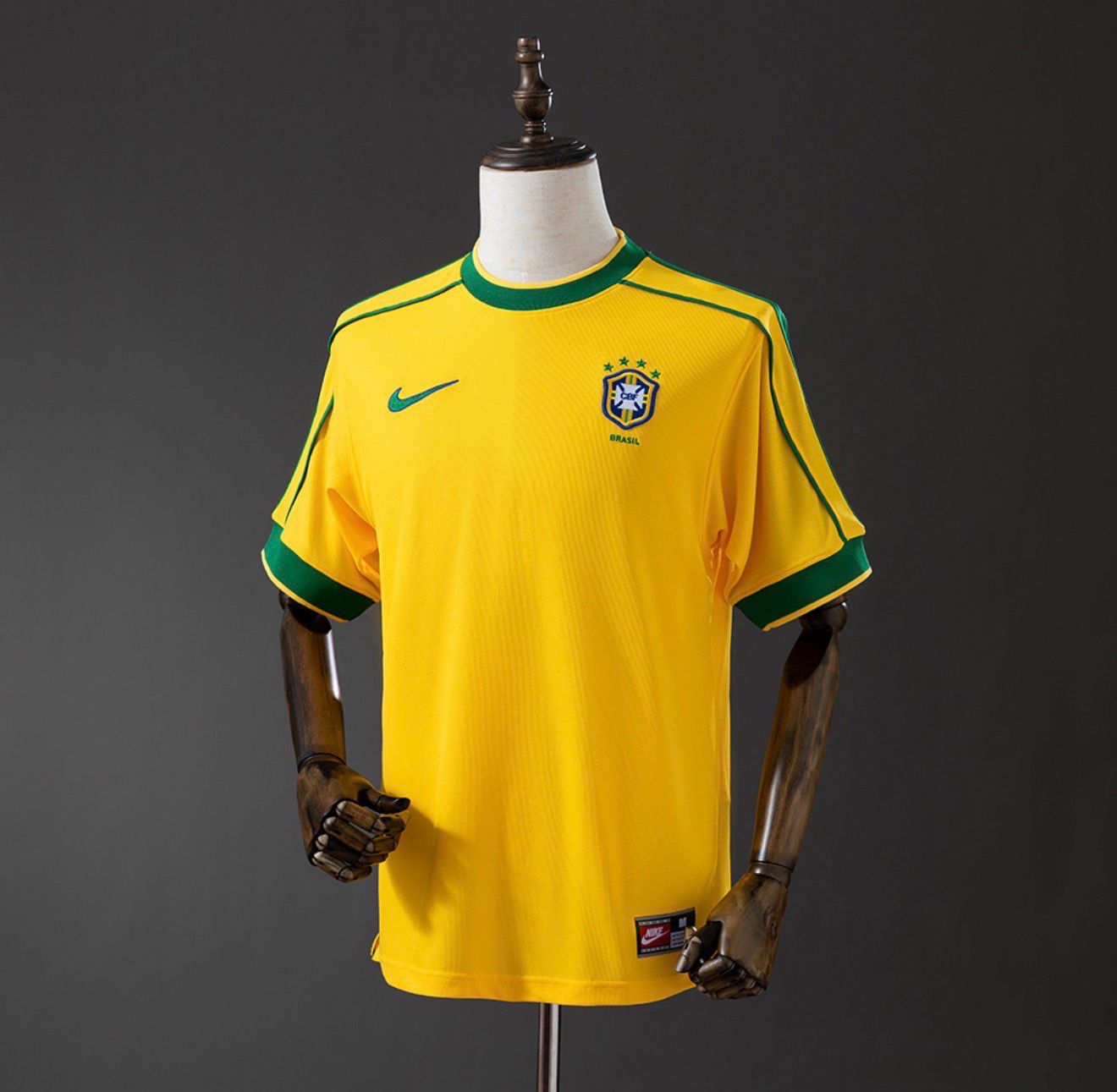 Brazil 1998 World Cup Home Retro Kit
