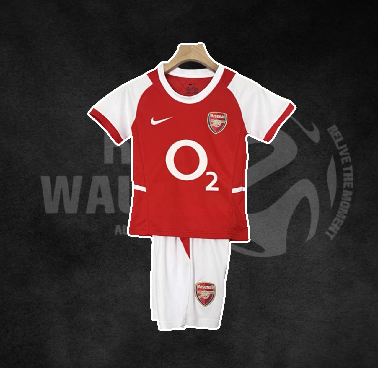 Arsenal FC 2002/04 Home Retro Kids Kit