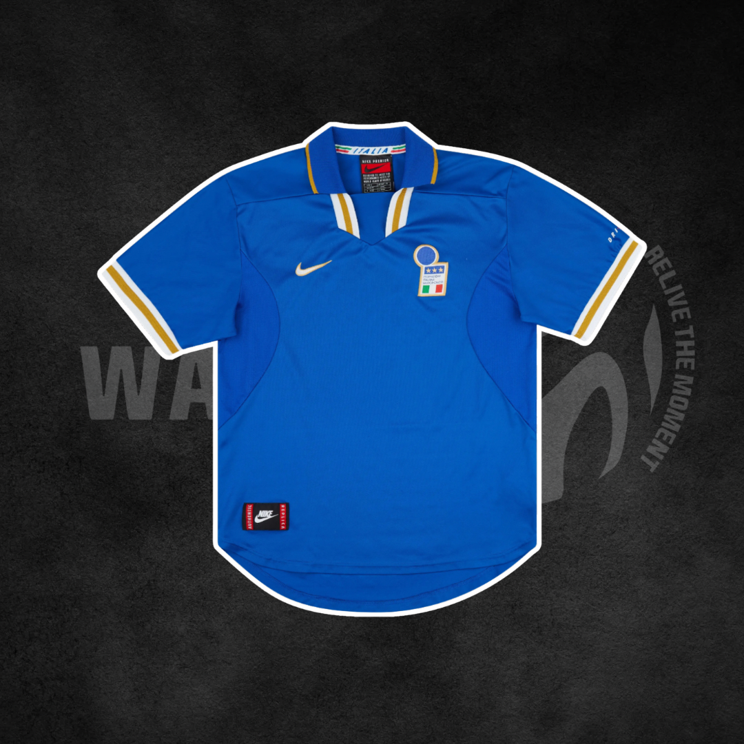 Italy 1996 Euros Home Retro Kit