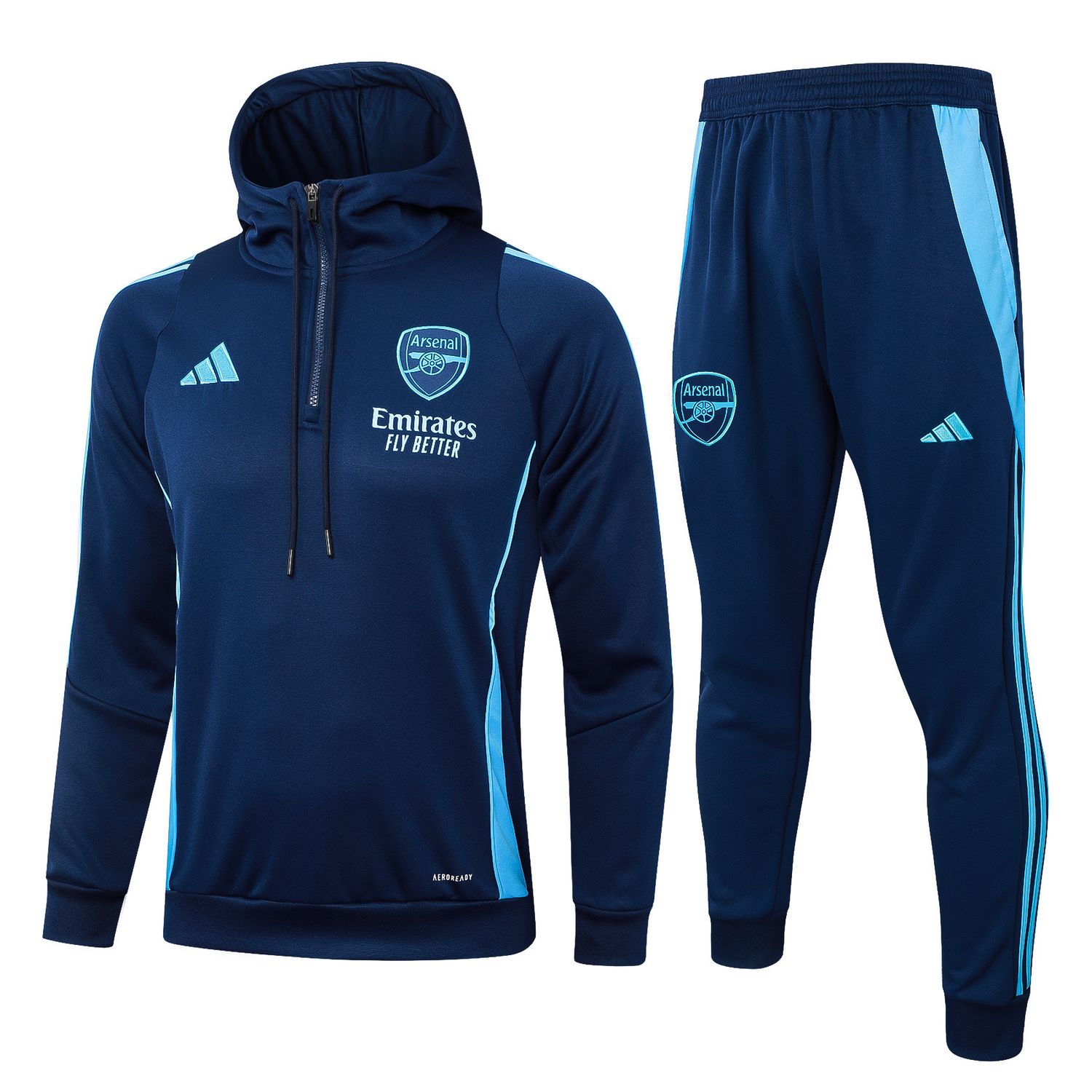 Arsenal FC 2024/25 Blue Tracksuit Set
