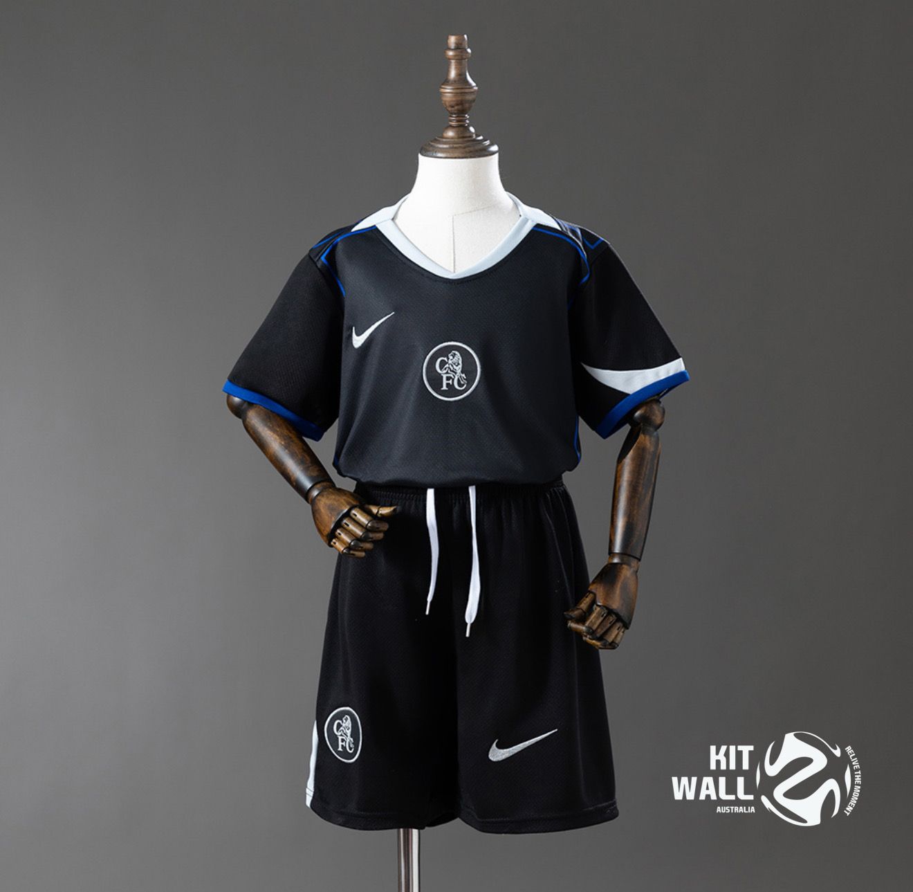 Chelsea FC 2025/26 T90 Away Kids Kit