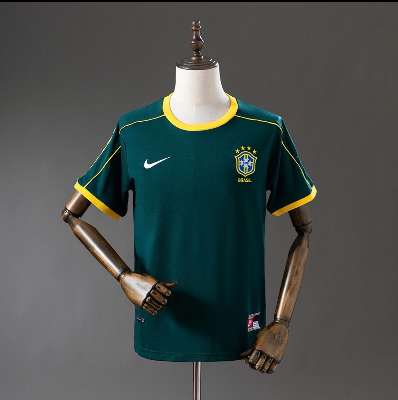 Brazil 1998 World Cup Goalkeeper Green Kit