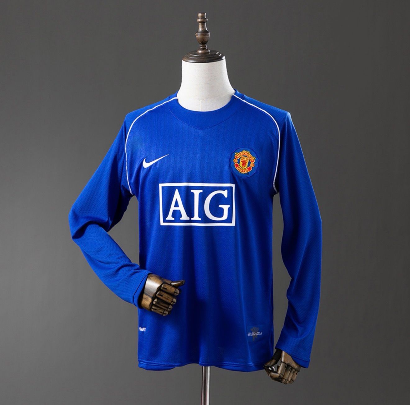 Manchester United 2007/08 Goalkeeper Blue Kit