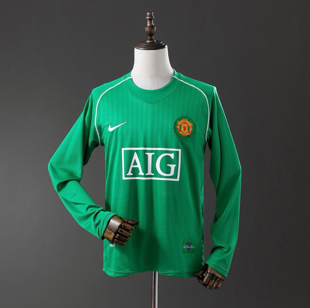 Manchester United 2007/08 Goalkeeper Green Kit