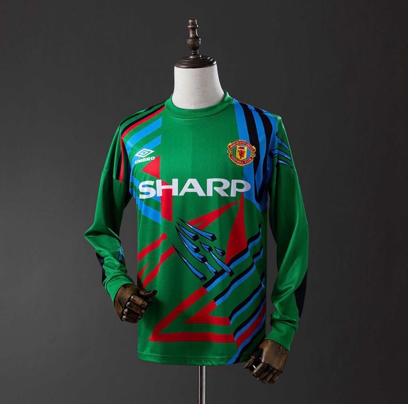 Manchester United 1992/94 Goalkeeper Green Kit