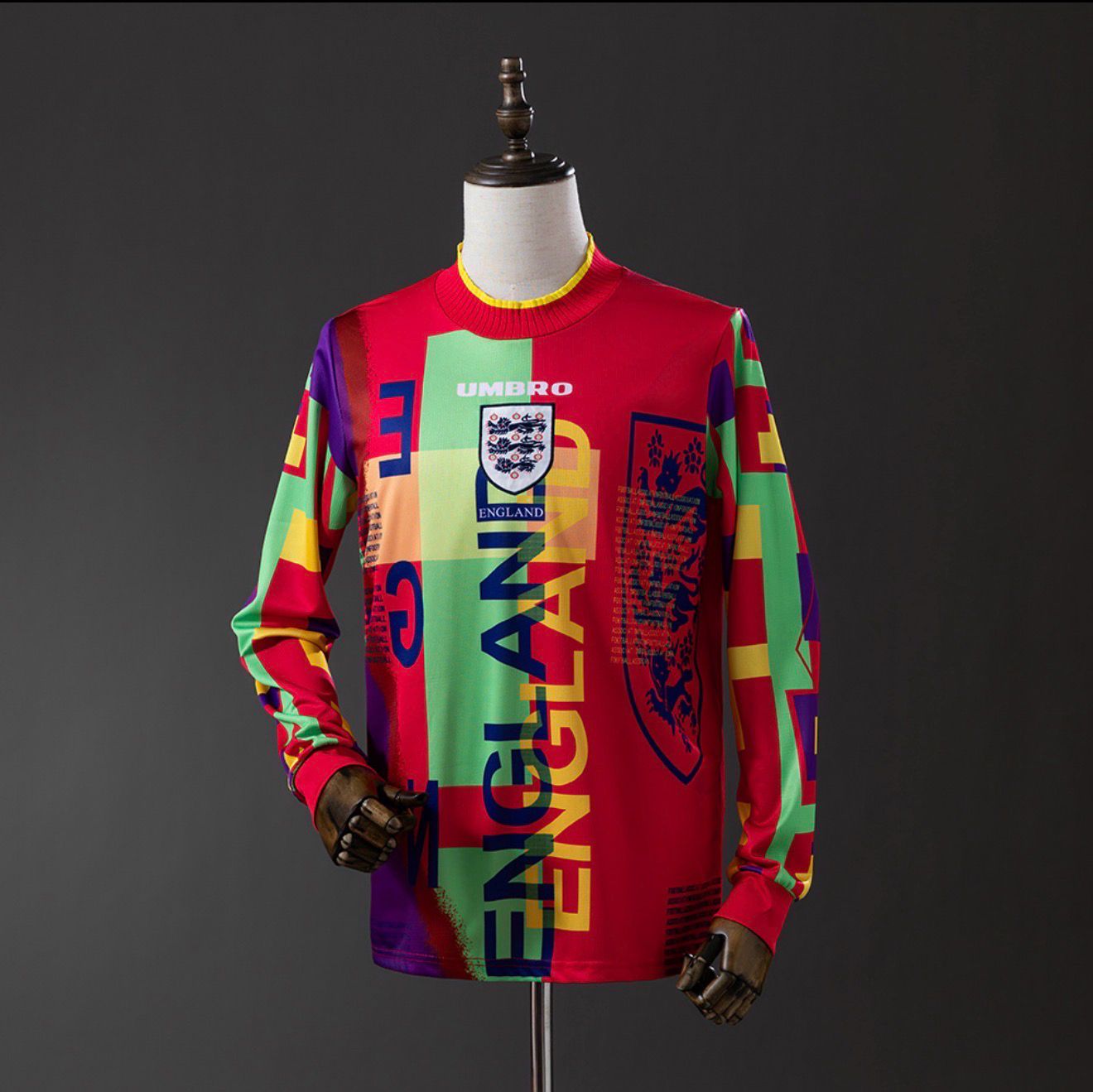 England 1996 Euros Goalkeeper Retro Kit