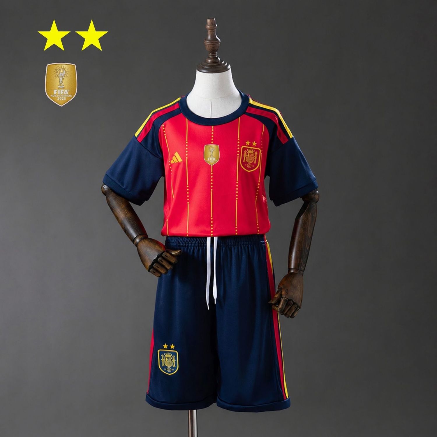 Spain 2026 World Cup Home Kids Kit