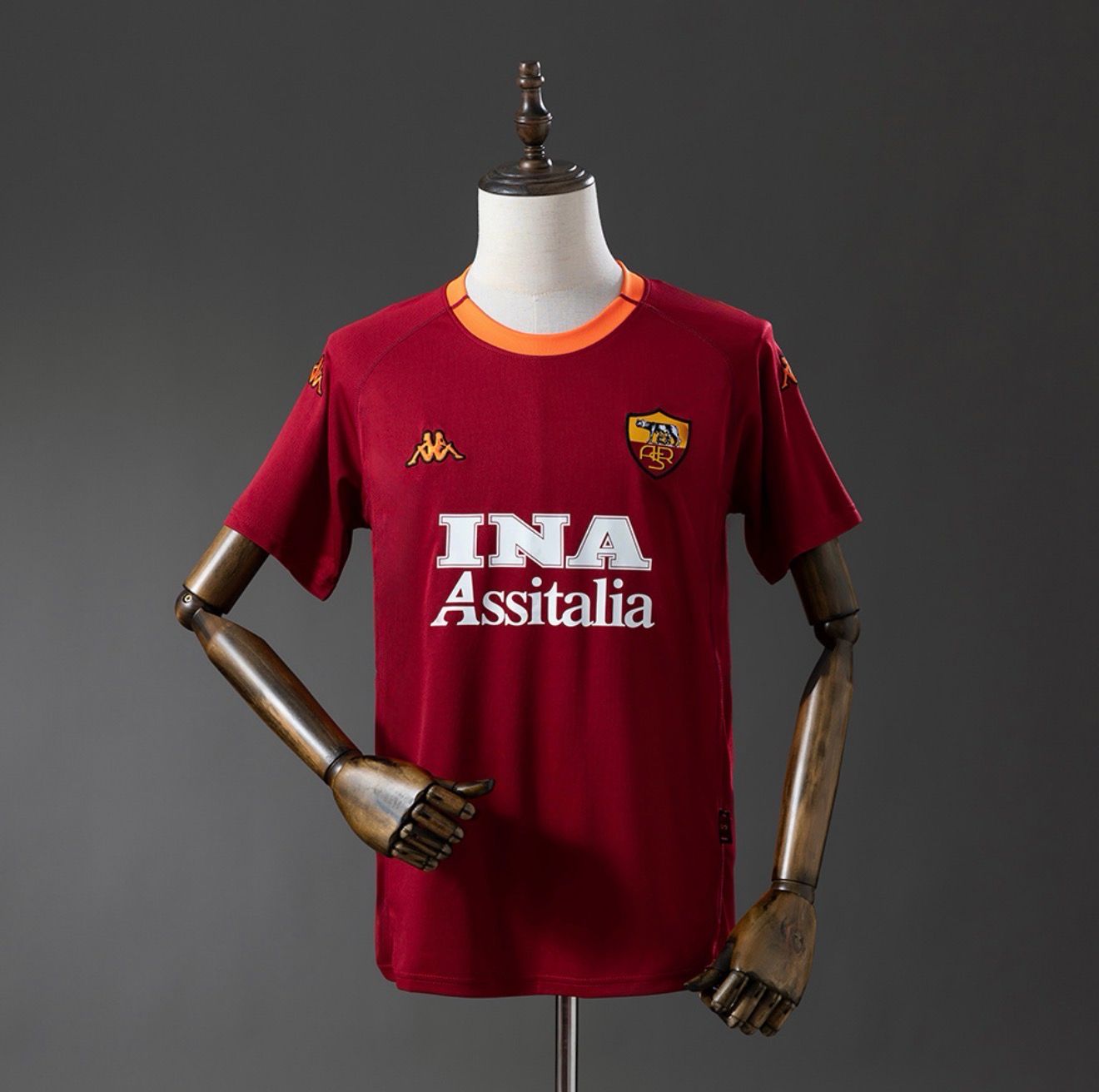 AS Roma 2000/01 Home Retro Kit