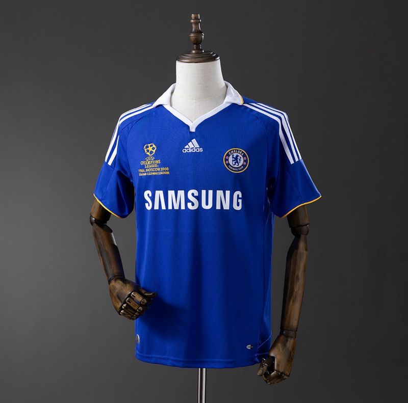 Chelsea FC 2008/09 Champions Leauge Final Home Retro Kids Kit