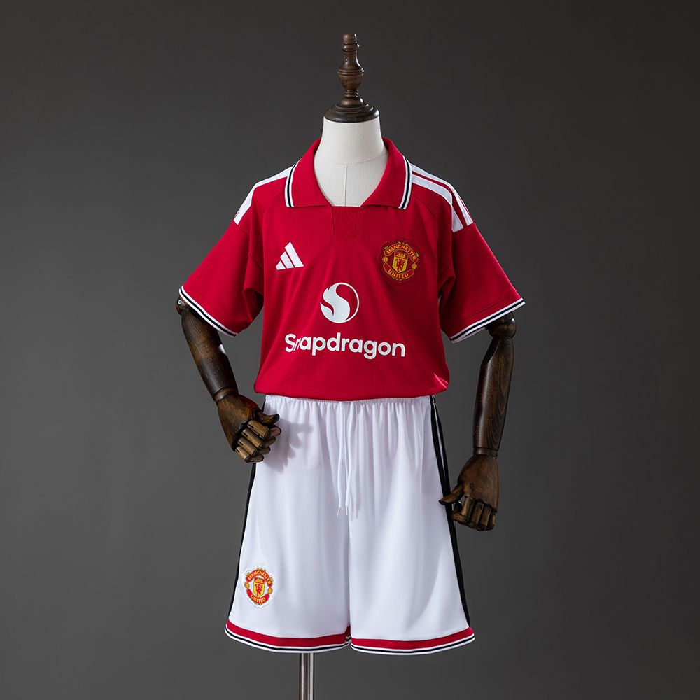 Manchester United 2026/27 Home Kids Kit
