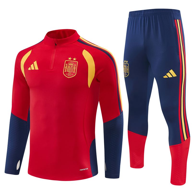 Spain 26/27 Double Star Tracksuit Set (Red)
