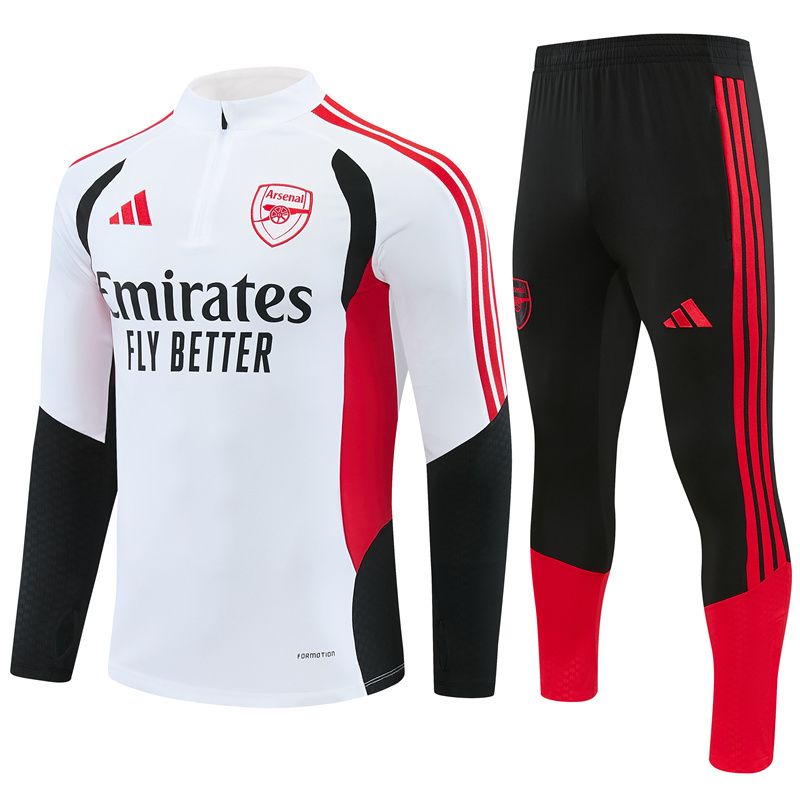 Arsenal FC 26/27 Tracksuit Set (White)