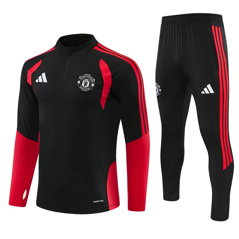 Manchester United 26/27 Tracksuit Set (Black)