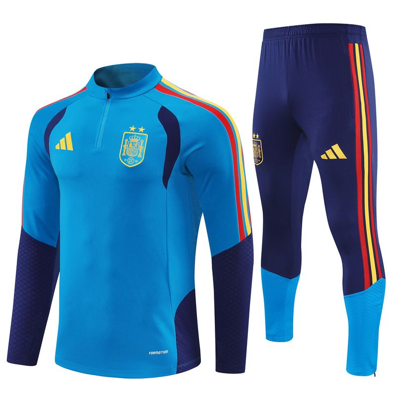 Spain 26/27 Double Star Tracksuit Set (Blue)