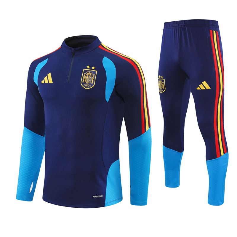 Spain 26/27 Double Star Tracksuit Set (Royal Blue)