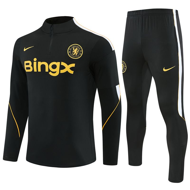 Chelsea FC 26/27 Tracksuit Set (Black)