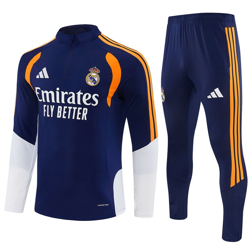 Real Madrid 26/27 Tracksuit Set (Royal Blue and Yellow)
