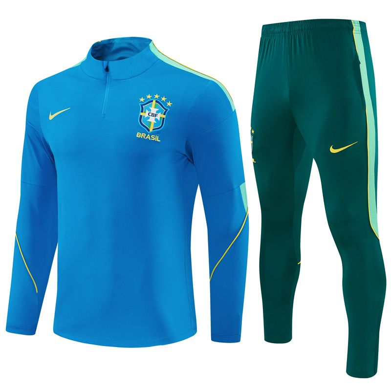 Brazil 26/27 Tracksuit Set (Blue)