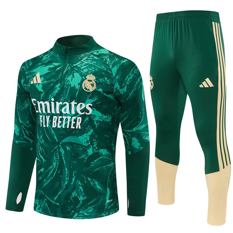 Real Madrid 26/27 Tracksuit Set (Green-Camouflage)