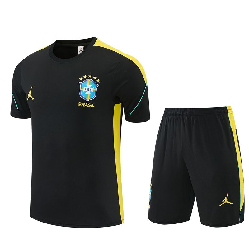 Jordan X Brazil 26/27 Training Set (Black with Yellow)