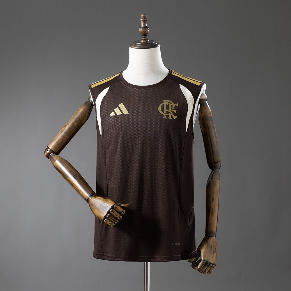 Flamengo 2026/27 Training Singlet Kit- Brown