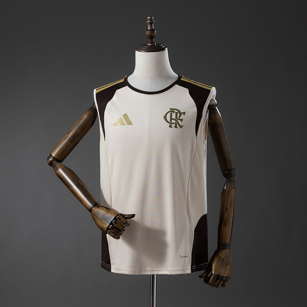 Flamengo 2026/27 Training Singlet Kit - Apricot