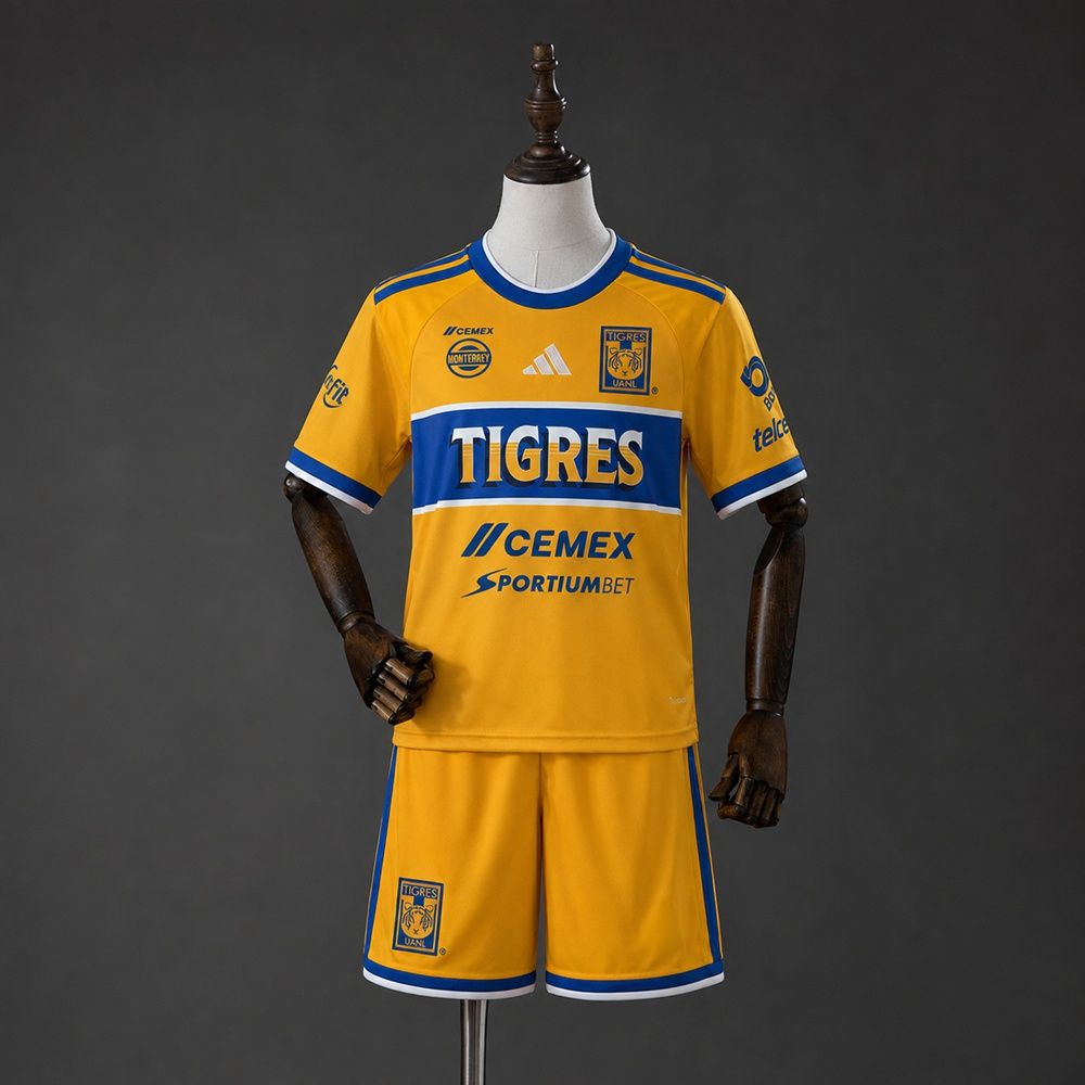 Tigres UANL 2026/27 Home Kids kit