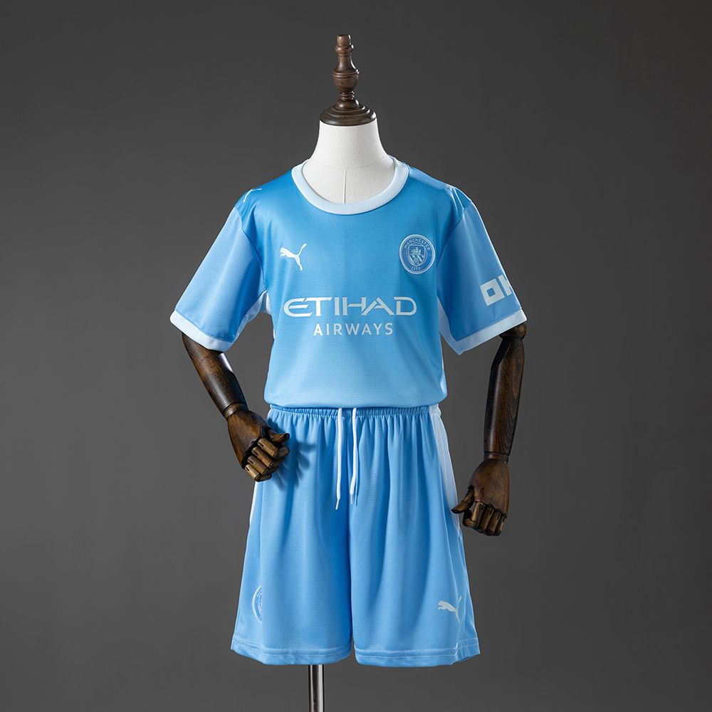 Manchester City 2026/27 Home Kids Kit