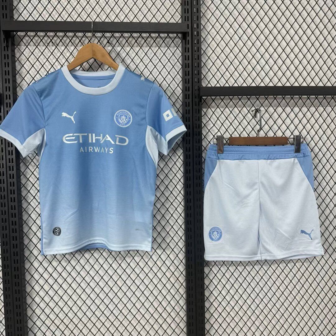 Manchester City 2026/27 Home Kids Kit