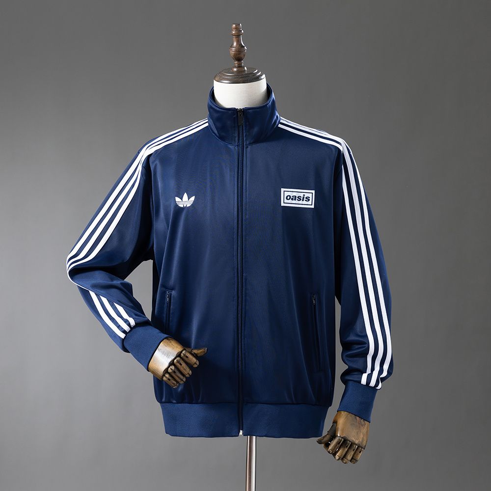 Oasis x Adidas Tour Firebird Jacket- Dark Blue