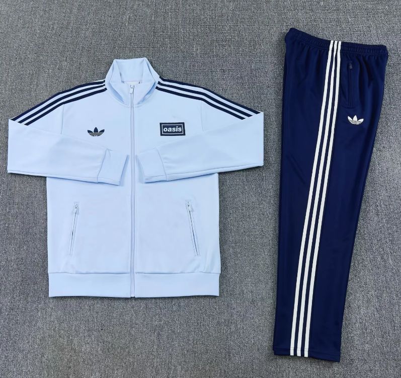Oasis x Adidas Tour Firebird Track Top Set- Light Blue