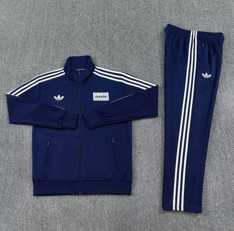 Oasis x Adidas Tour Firebird Track Top Set- Dark Blue